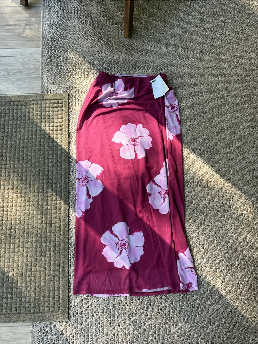 Women’s Floral Skirt- Berry Pink